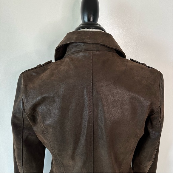 Levi’s Genuine Leather Zip Up Jacket Medium - Picture 5 of 15